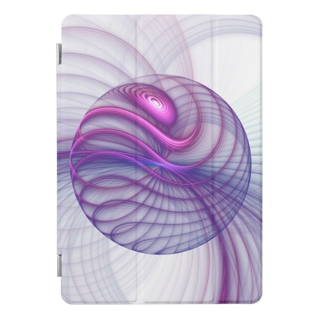 Beautiful Swing Modern Abstract Fractal Art Pink iPad Pro Cover (Front)