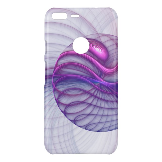 Beautiful Swing Modern Abstract Fractal Art Pink Uncommon Google Pixel XL Case (Back)