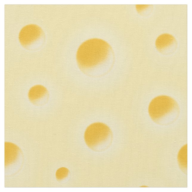 Beautiful Swiss Cheese Holey Cheesy Fabric (Close Up)