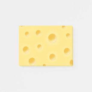 Beautiful Swiss Cheese Whimsical Pale Yellow Post-it Notes