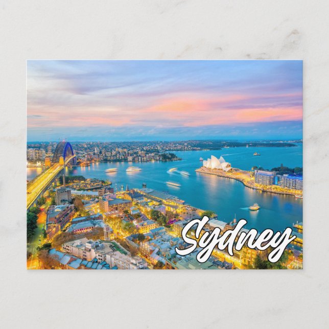 Beautiful Sydney, Australia Postcard (Front)