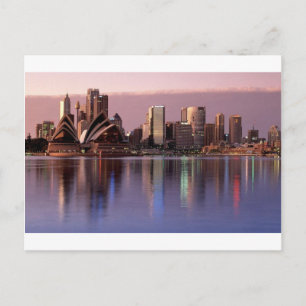 Beautiful Sydney Skyline Postcard