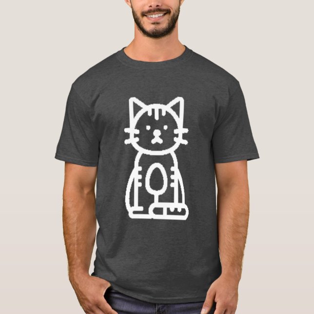 beautiful t-shirt design zazzer the cat (Front)