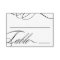 Beautiful Table Seating Cards (Customizable Color)