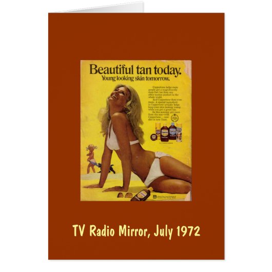 Beautiful Tan Today...Young-looking Skin Tomorrow (Front)