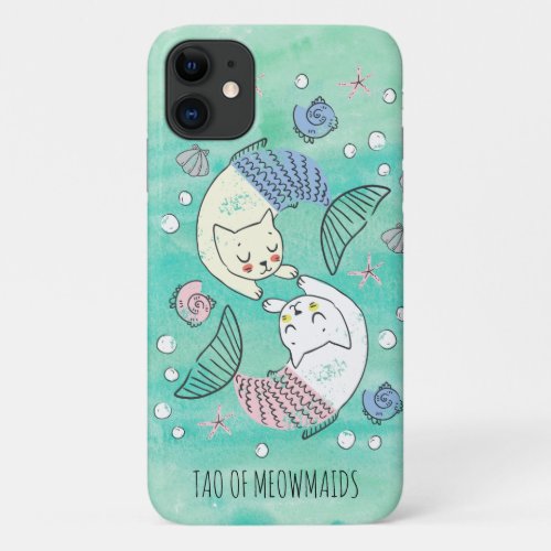 Beautiful Tao of Meowmaids iPhone 11 Case