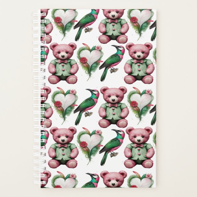 Beautiful Teddy Bear Planner (Front)