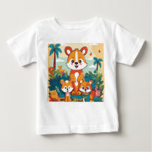 Beautiful Teddy printed Tshirt