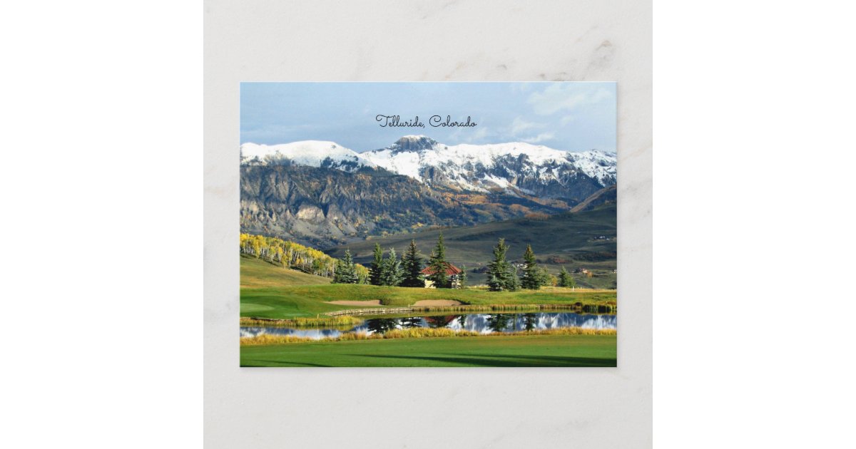 Beautiful Telluride, Colorado Landscape Postcard | Zazzle