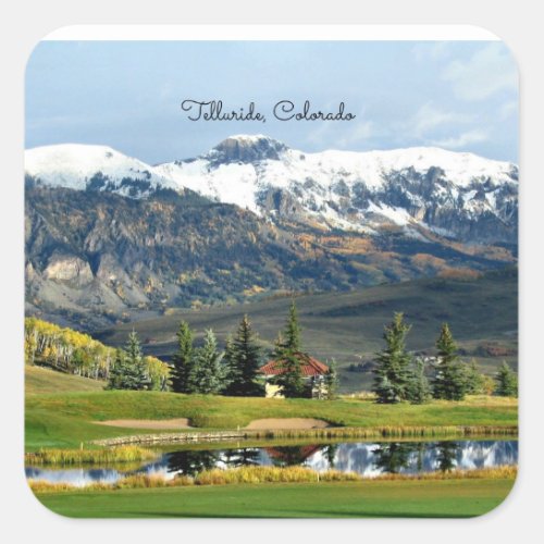 Beautiful Telluride Colorado Square Sticker
