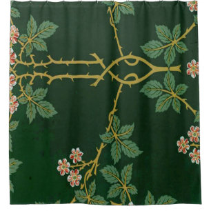 Beautiful textile pattern, William Morris ,Belle e Shower Curtain