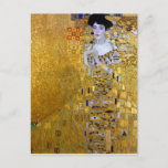 Beautiful The Woman in Gold Gustav Klimt Postcard<br><div class="desc">A beautiful painting entitled Portrait of Adele Bloch-Bauer I (also known as The Woman in Gold) by Gustav Klimt.</div>