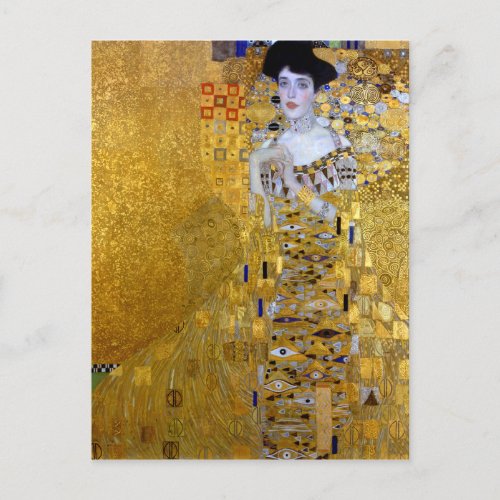 Beautiful The Woman in Gold Gustav Klimt Postcard