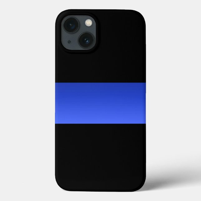 Beautiful Thin Blue Line Police Gradient Case-Mate iPhone Case (Back)