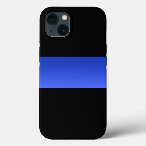 Beautiful Thin Blue Line Police Gradient iPhone 13 Case