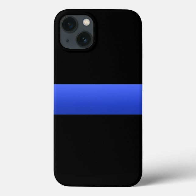Beautiful Thin Blue Line Police Gradient Case-Mate iPhone Case (Back)