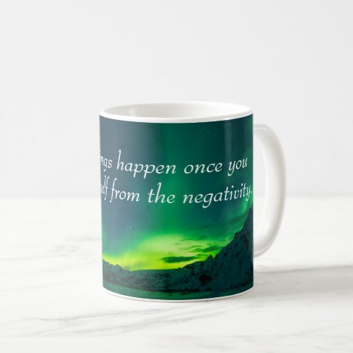 Beautiful Things Happen Inspirational Quote Coffee Mug