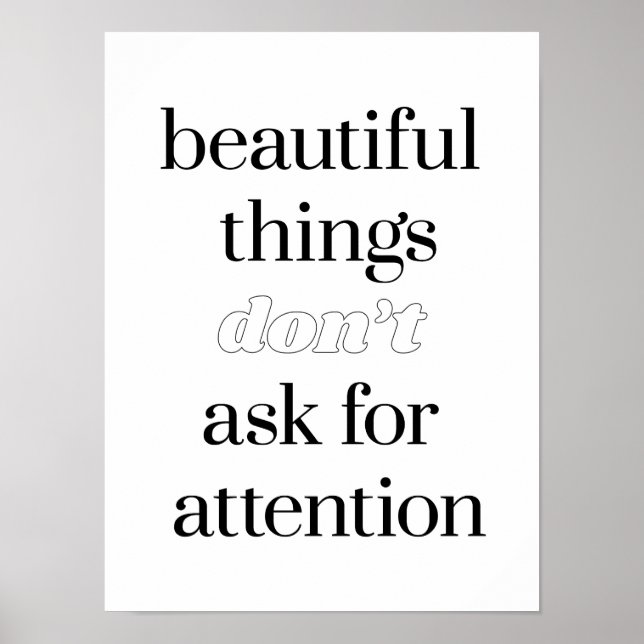 Beautiful Things Poster (Front)