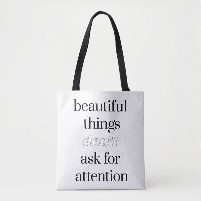 Beautiful Things Shoulder Tote Bag (Front)