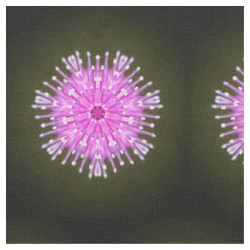 Beautiful Thistle Flower Fabric