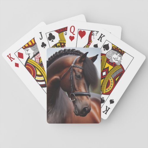 Beautiful Thoroughbred Horse  Poker Cards