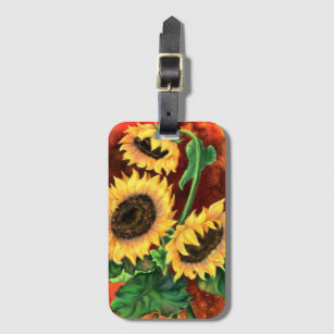 Sunflower Luggage \u0026 Bag Tags | Zazzle