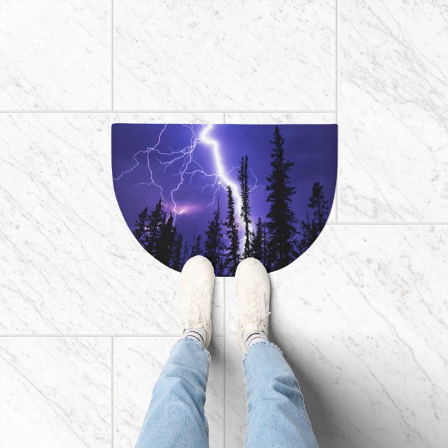 beautiful thunder over the forest doormat (Indoor)