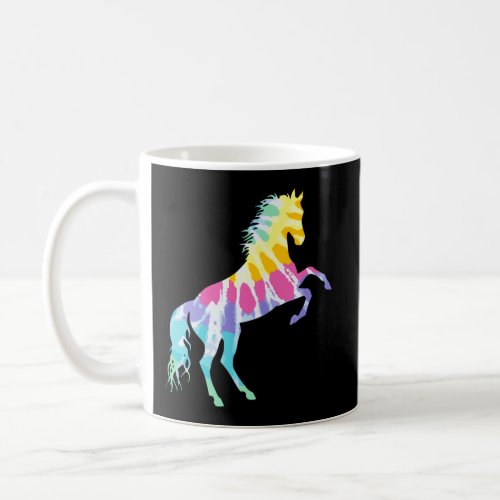 Beautiful Tie Dye Horse Coffee Mug
