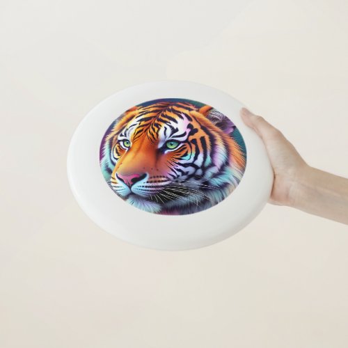 Beautiful Tie Dye Tiger Pattern AI Art Wham_O Frisbee