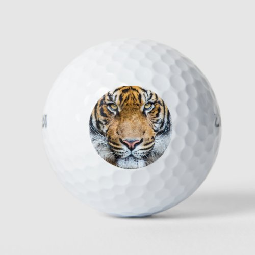 Beautiful Tiger Face Golf Balls