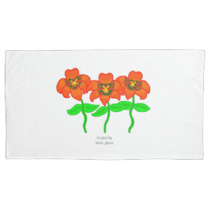 Beautiful Tiger Lilies King Size Pillowcase