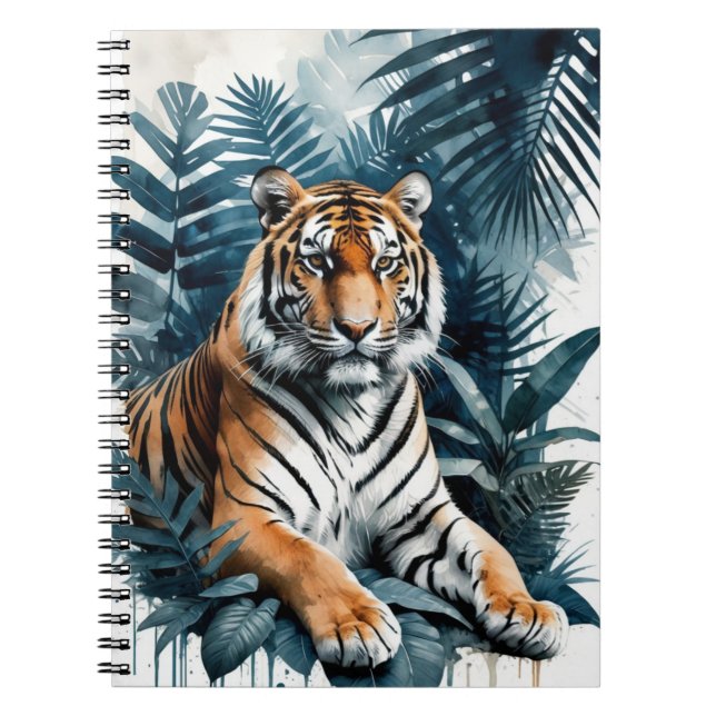 Beautiful Tiger Notebook Journal (Front)