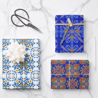 Beautiful Tile Designs Wrapping Paper Sheets