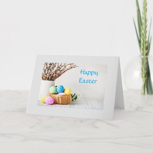 BEAUTIFUL TIME TO THINK OF YOUHAPPY EASTER  HOLIDAY CARD