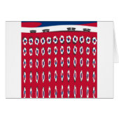 Beautiful Tiny Korean Flag Design A Red Base Print (Front Horizontal)
