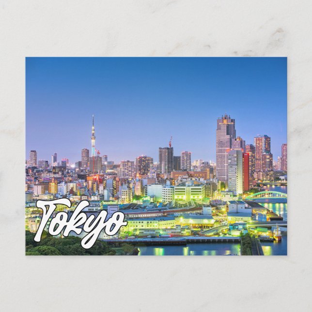 Beautiful Tokyo, Japan Postcard (Front)