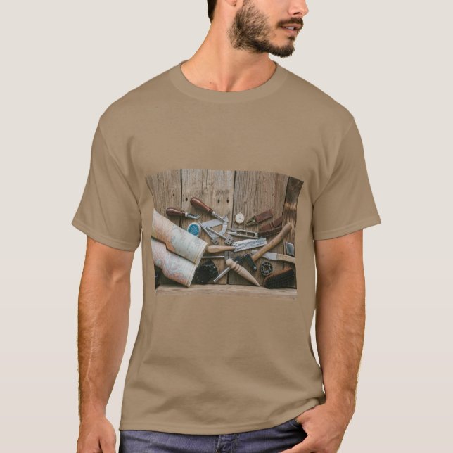 Beautiful Tools Design – Where Craft Meets Art T-Shirt (Front)
