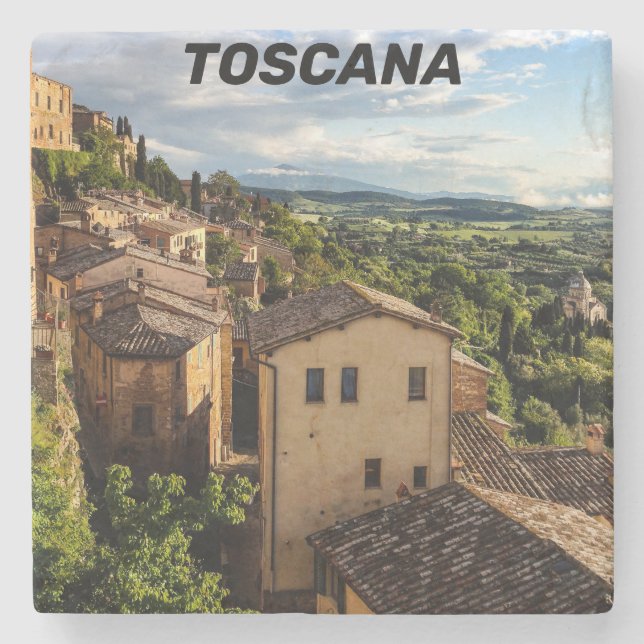 Beautiful Toscana - Italy Stone Coaster (Front)