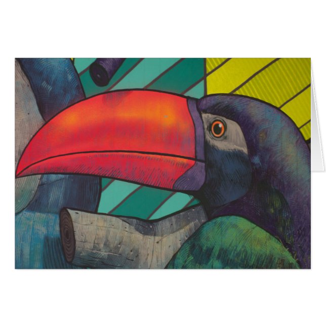 Beautiful Toucan Graffiti Cards (Front Horizontal)
