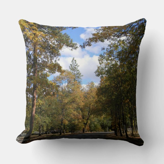 Beautiful town... throw pillow (Front)