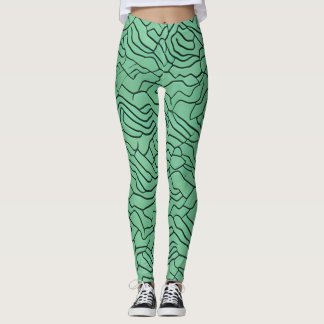 Beautiful Traditional Abstract Art Leggings
