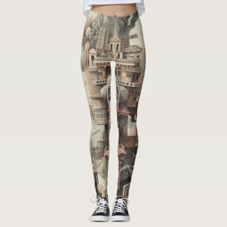 Beautiful Traditional Abstract Art Leggings