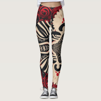 Beautiful Traditional Abstract Leggings