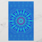 Beautiful Traditional  Blue vector pattern art des (Front)