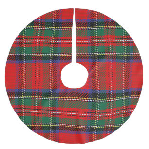 Beautiful traditional Scottish you must have Xmas Brushed Polyester Tree Skirt