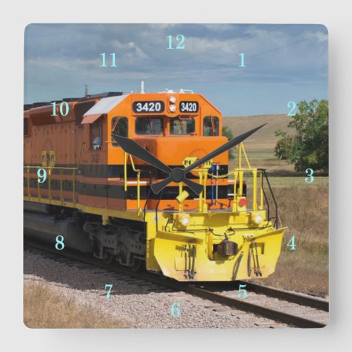 Beautiful Train Wall Clock