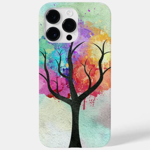 Beautiful Tree of Life Painting Colorful Design Case_Mate iPhone 14 Pro Max Case