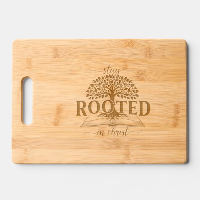 Beautiful Tree Of Life Symbolism Engraved Cutting Board (Front)