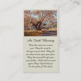 Beautiful Tree Portrait Sympathy Memorial Card
