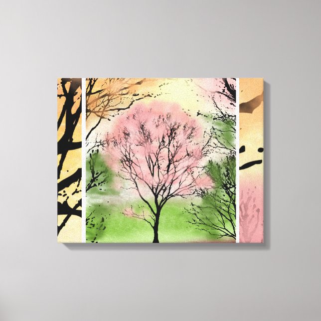Beautiful Trees-Customizable Wrapped Canvas Print (Front)